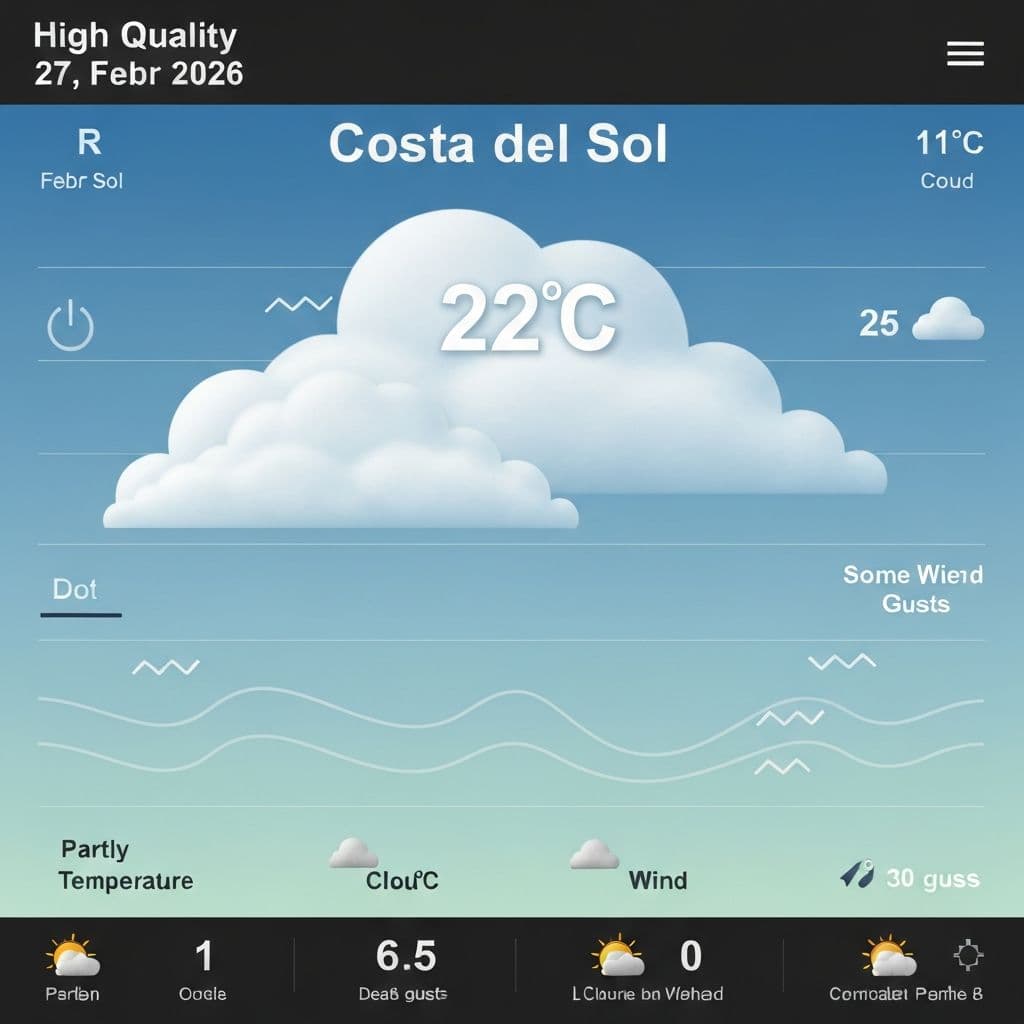 Weather Forecast: February 27, 2026 - Partly Cloudy & Mild